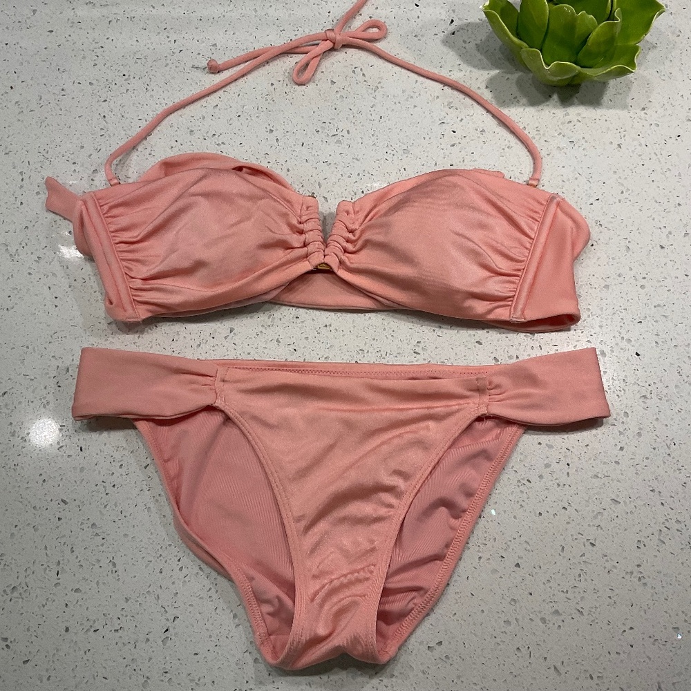 NWOT Victoria’s Secret pink bikini set